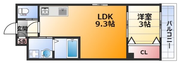 パークス西三国の物件間取画像